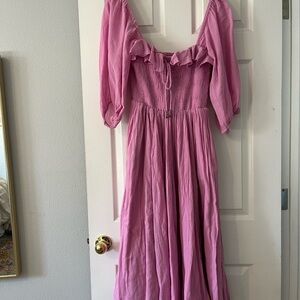 Free People Oasis Pink Maxi Dress